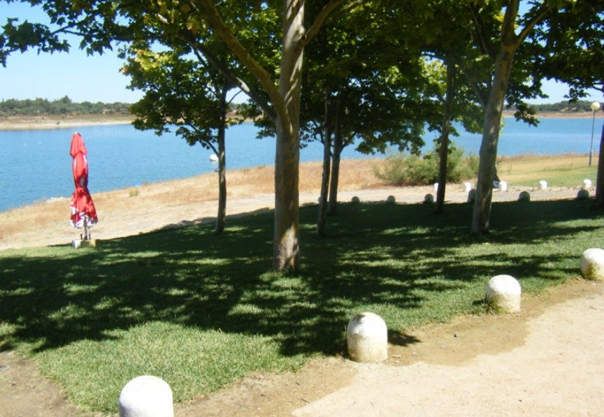 Fluvial beach of Odivelas, Portugal